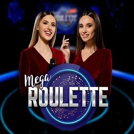 Mega Roulette online game logo by Pragmatic Play on fezbets.org.pl